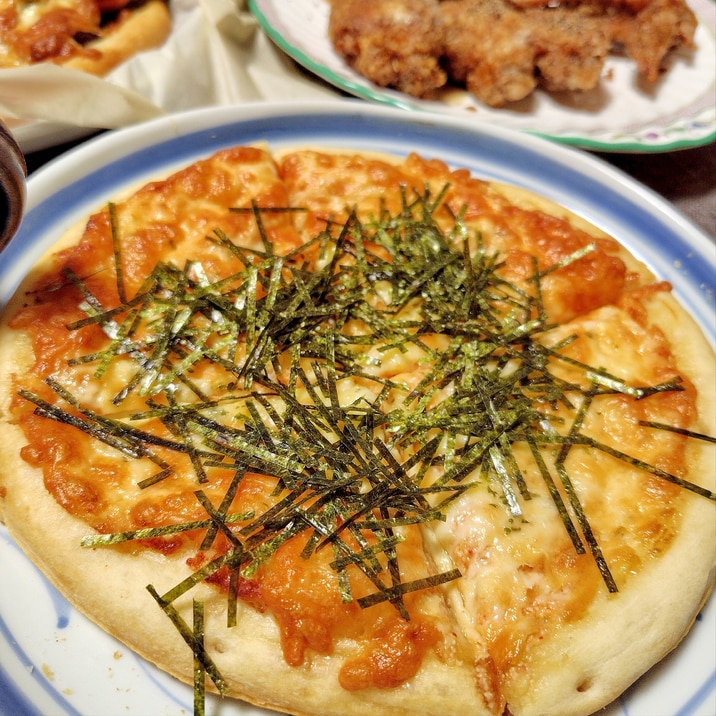 簡単!美味しい〜明太子マヨネーズピザ